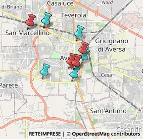 Mappa Via Caravaggio, 81031 Aversa CE, Italia (1.56)