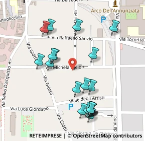 Mappa Via Caravaggio, 81031 Aversa CE, Italia (0.1425)