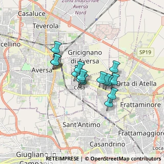 Mappa Via Giustino Marini, 81030 Cesa CE, Italia (1.28375)