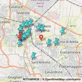 Mappa Via Giustino Marini, 81030 Cesa CE, Italia (2.043)