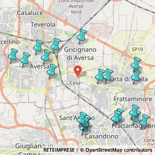 Mappa Via Giustino Marini, 81030 Cesa CE, Italia (3.061)