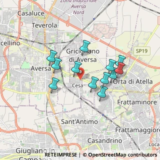 Mappa Via Giustino Marini, 81030 Cesa CE, Italia (1.58167)