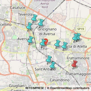 Mappa Via Giustino Marini, 81030 Cesa CE, Italia (2.18)