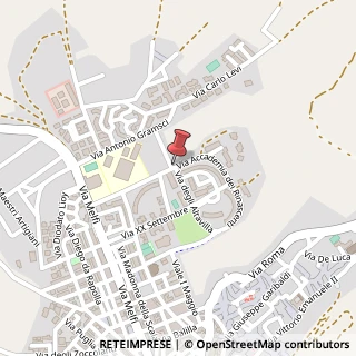 Mappa Via accademia dei rinascenti, 85029 Venosa, Potenza (Basilicata)
