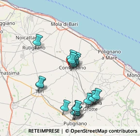 Mappa Via Salvemini, 70014 Conversano BA, Italia (7.7605)