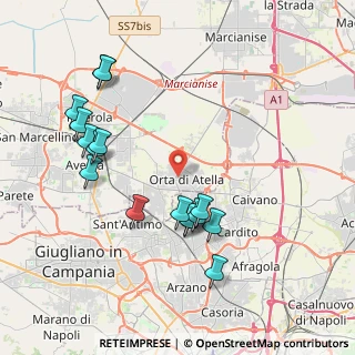 Mappa Via San Francesco D'Assisi, 81030 Orta di Atella CE, Italia (4.45063)