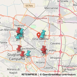Mappa Via San Francesco D'Assisi, 81030 Orta di Atella CE, Italia (4.31583)