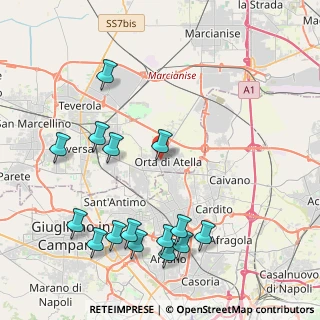 Mappa Via San Francesco D'Assisi, 81030 Orta di Atella CE, Italia (5.24467)