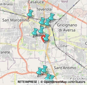 Mappa Via Tiziano, 81031 Aversa CE, Italia (2.15909)