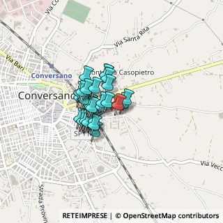 Mappa Via S. Giovanni Bosco, 70014 Conversano BA, Italia (0.27931)