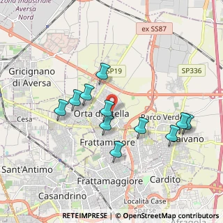 Mappa Via Maschere Atellane, 81030 Orta di Atella CE, Italia (1.86909)