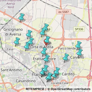 Mappa Via Maschere Atellane, 81030 Orta di Atella CE, Italia (2.494)