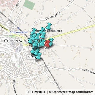 Mappa Via San Giovanni Bosco, 70014 Conversano BA, Italia (0.31034)