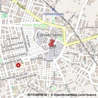 Mappa Piazza XX Settembre, 70014 Conversano BA, Italia, 70014 Conversano, Bari (Puglia)