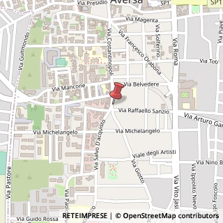 Mappa Via Belvedere, 50, 81031 Aversa, Caserta (Campania)