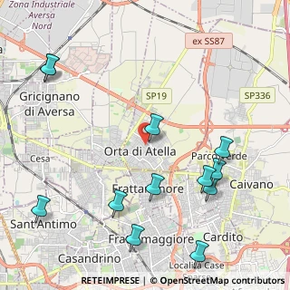 Mappa Via Giuseppe Garibaldi, 81030 Orta di Atella CE, Italia (2.8425)