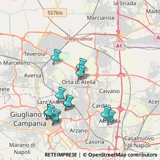 Mappa Via Giuseppe Garibaldi, 81030 Orta di Atella CE, Italia (4.35)