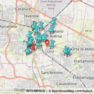 Mappa Via Foscolo, 81030 Cesa CE, Italia (1.6205)
