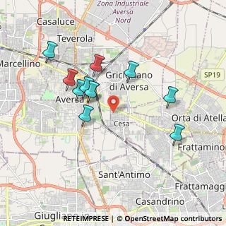 Mappa Via Foscolo, 81030 Cesa CE, Italia (1.82091)