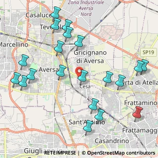 Mappa Via Foscolo, 81030 Cesa CE, Italia (2.698)