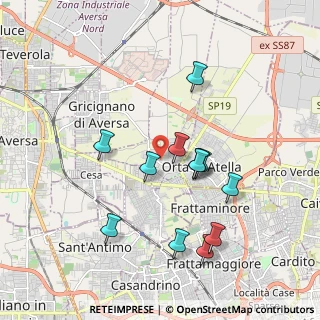 Mappa Via Vittorio Veneto, 81030 Succivo CE, Italia (1.92667)