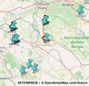 Mappa Via Acerenza, 76014 Spinazzola BT, Italia (21.33111)