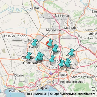 Mappa Via Gandhi, 81030 Orta di Atella CE, Italia (6.69357)