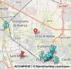 Mappa 81030 Succivo CE, Italia (3.35083)