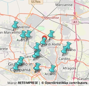 Mappa 81030 Succivo CE, Italia (4.5775)