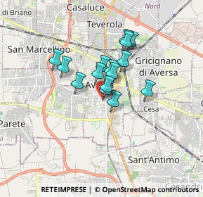 Mappa Via Sandro Botticelli, 81031 Aversa CE, Italia (1.22733)