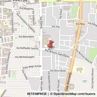 Mappa Via Arturo Garofano, 25, 81031 Aversa, Caserta (Campania)