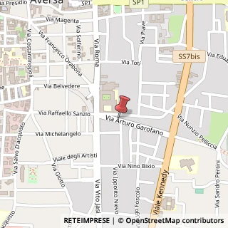 Mappa Via Arturo Garofano, 31, 81031 Aversa, Caserta (Campania)
