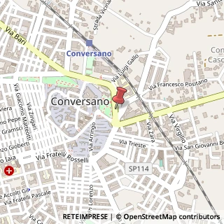 Mappa Viale degli Eroi, 12, 70014 Conversano, Bari (Puglia)