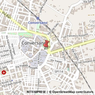 Mappa Via bolognini giuseppe 42, 70014 Conversano, Bari (Puglia)
