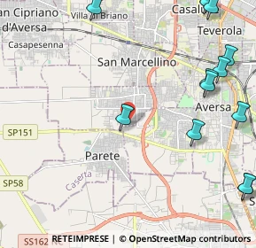 Mappa Via Craxi Bettino, 81038 Trentola-ducenta CE, Italia (3.26167)