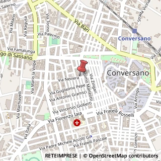 Mappa Via Neviera, 10, 70014 Conversano, Bari (Puglia)