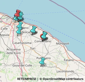 Mappa Via Francesco Paolo Lorusso, 70014 Conversano BA, Italia (18.6445)