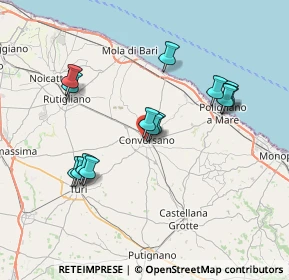 Mappa Via Francesco Paolo Lorusso, 70014 Conversano BA, Italia (7.43643)