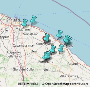 Mappa Via S. Benedetto, 70014 Conversano BA, Italia (11.41563)