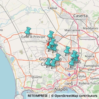 Mappa Via Gioacchino A. Rossini, 81030 Lusciano CE, Italia (6.13917)