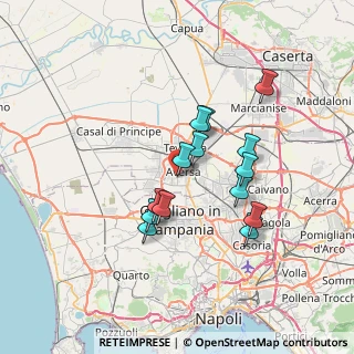 Mappa Via Gioacchino A. Rossini, 81030 Lusciano CE, Italia (6.29071)