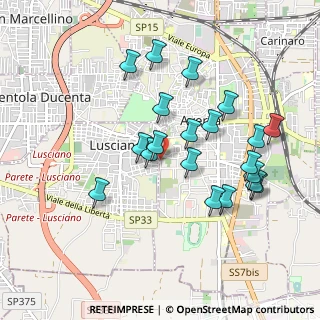 Mappa Via Gioacchino A. Rossini, 81030 Lusciano CE, Italia (0.9715)