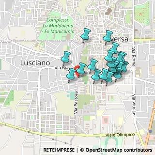 Mappa Via Gioacchino A. Rossini, 81030 Lusciano CE, Italia (0.4455)
