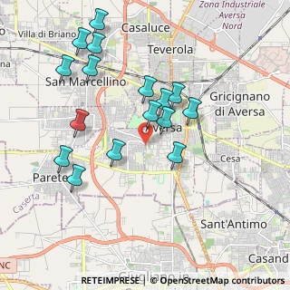 Mappa Via Gioacchino A. Rossini, 81030 Lusciano CE, Italia (2.07188)