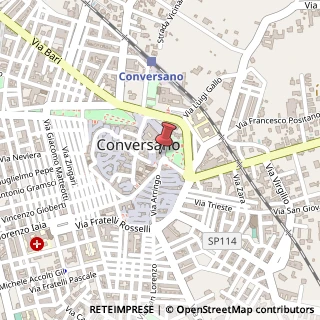 Mappa Corso Domenico Morea, 36, 70014 Conversano, Bari (Puglia)