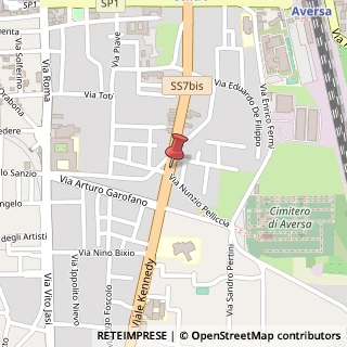 Mappa Viale John Fitzgerald Kennedy, 125, 81031 Aversa, Caserta (Campania)