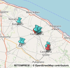 Mappa Via Pietro Bolognino, 70014 Conversano BA, Italia (5.89917)