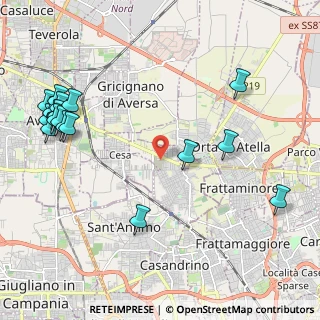 Mappa Via Benedetto Croce, 81030 Sant'Arpino CE, Italia (2.93944)