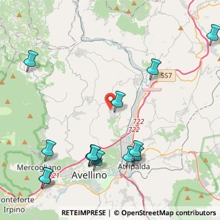 Mappa Via Piante, 83030 Montefredane AV, Italia (5.875)