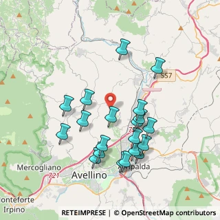Mappa Via Piante, 83030 Montefredane AV, Italia (3.9795)